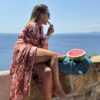 Bath towel peshtemal Waffle - Image 4